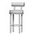 Moca Luxe Bar Stool 3D model small image 4