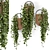 Modern Hanging Plants in Sleek Concrete Pot 3D model small image 1