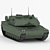 Sleek Tank Model Kit 3D model small image 1