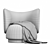 Rico Lounge Chair: Stylish Comfort for Relaxation 3D model small image 4