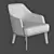 Poliform Jane Armchair: Sleek and Stylish Seating Solution 3D model small image 2