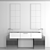 Modern Bathroom Furniture Set 3D model small image 4