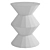 Elegant Marvella End Table 3D model small image 3