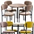 Modern Mason Dining Chair and Madison Table 3D model small image 1