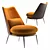 Aurora Cantori Armchair: Stylish and Comfortable 3D model small image 1