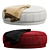 Malibu Pouf: Luxurious Comfort & Style 3D model small image 1