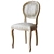 Cleopatra Wooden Chair: Elegant Design & Luxurious Comfort 3D model small image 8