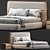 Giorgetti Frame Bed: Sleek and Stylish 3D model small image 1