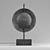 Dusk Table Lamp: Danish Modern Marble & Metal Design 3D model small image 1