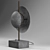 Dusk Table Lamp: Danish Modern Marble & Metal Design 3D model small image 3
