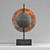 Dusk Table Lamp: Danish Modern Marble & Metal Design 3D model small image 5