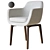 Elegant Belt Dining Chair 3D model small image 1