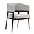 Modern Mark Aster Dining Chair 3D model small image 1