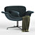 Versatile Swivel Lounge Chair 3D model small image 4