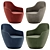 Ultimate Comfort: Harbor Armchair 3D model small image 3