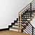 Sleek Modern Stairway Design 3D model small image 5