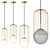Elegant Telford Pendant Lights 3D model small image 1