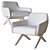  Poliform Marlon Armchair: Modern Elegance 3D model small image 3