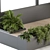 Roof Garden Furniture Set: Pergola 50 3D model small image 3
