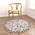 Round Rugs Set | 6 Unique Designs 3D model small image 6