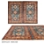 Double Carpet DOVLET HOUSE | Art 16290 - Luxurious Pair of Pakistani Wool Rugs 3D model small image 1