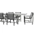 Elegant Outdoor Dining Set by Tribu 3D model small image 3