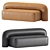 Plush Moss Sofa: Velvet & Leather 3D model small image 2