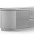 Elegant Gordon Wave Sideboard 3D model small image 3