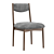 Elegant Vaquero Dining Chair 3D model small image 1