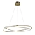 Elegant Silver Chandelier: Mantra Infinity 5725 3D model small image 1