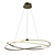 Elegant Silver Chandelier: Mantra Infinity 5725 3D model small image 3