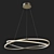 Elegant Silver Chandelier: Mantra Infinity 5725 3D model small image 4