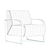 Elegant Viola Chair: Stylish & Comfortable 3D model small image 4