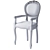 Cleopatra Armchair: Elegant Wood Design 3D model small image 6