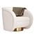 Elegant Swivel Chair: Cristo Eichholtz 3D model small image 1