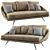 Luxury Roma Sofa: Modern Stylish Design 3D model small image 1