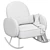 Modern Compass Rocker Chair 3D model small image 5