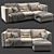 Modern IKEA Finnala Sofa 3D model small image 1