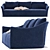 Elegant Classic Sofa: Oliver Gustav 3D model small image 3