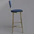 Ber&Ba Bar Chair - Stylish and Sturdy 3D model small image 2