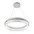 Title: CHERIO Pendant Lamp - Chrome/Clear 3D model small image 1