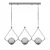 Modern Multi-Head LED Chandelier 3D model small image 3