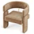 Contemporary Armchair Replica 3D model small image 6