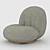 Cloudlike Comfort: Pacha Lounge Chair by GUBI 3D model small image 1