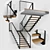 Modern Interior Stair 09: Stylish and Functional 3D model small image 1