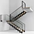 Modern Interior Stair 09: Stylish and Functional 3D model small image 2