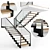 Modern Interior Stair 09: Stylish and Functional 3D model small image 8