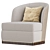 Modern Comfort: 'Micheal' Armchair 3D model small image 2