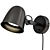 Modern SKURUP Wall Lamp: Sleek Black Design 3D model small image 5