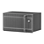 GE Cafe Microwave: Compact Design, Powerful Performance 3D model small image 3